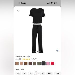 Nuuds Pajama top and pants